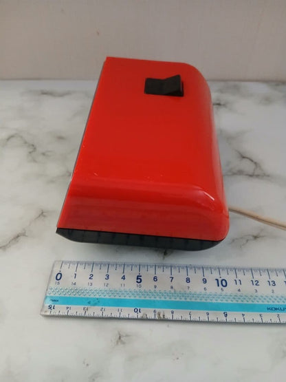 CITIZEN 5RD025 Red Flip Alarm Clock Desk Clock Made in Japan Retro Vintage4