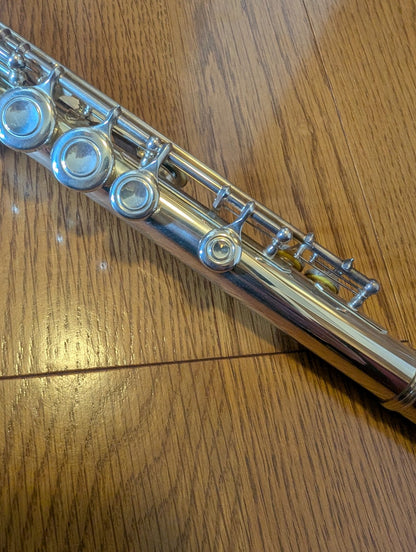 YAMAHA YFL 211-S CONCERT FLUTE Silver Plating with Hard Case USED5