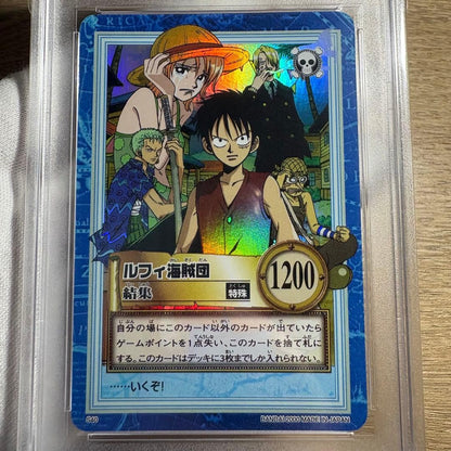 PSA 10 Straw Hat Crew Luffy Pirates Rally Holo #S40 One Piece CHB 2000 Japanese6
