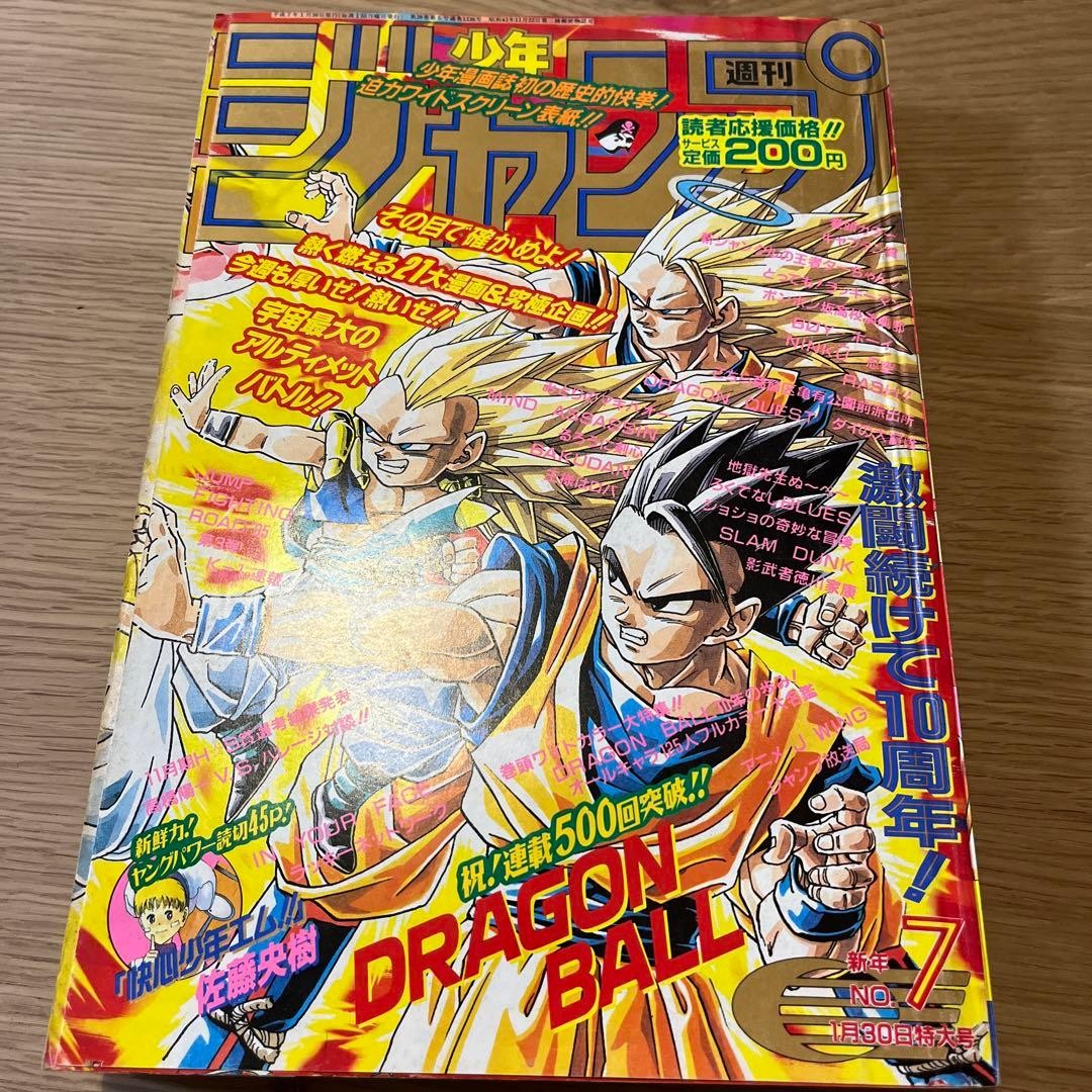 Weekly Shonen Jump 1995 No.7 Dragon Ball Cover Vintage Japanese Manga Issue0
