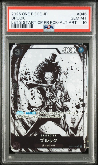 PSA10 2025 ONE PIECE BROOK EB01046 LET'S START CP PR PACK SR Parallel0