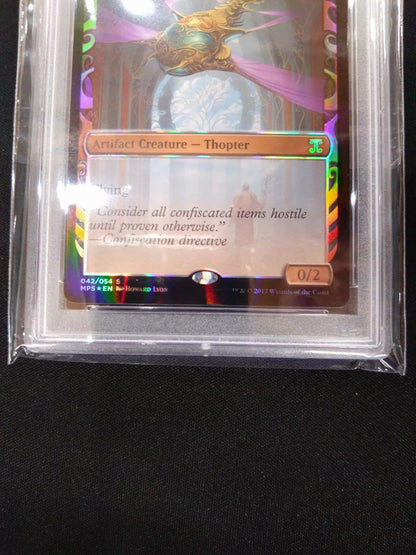 MTG Ornithopter Foil MPS Partially Glossy Appraised Item PSA 103