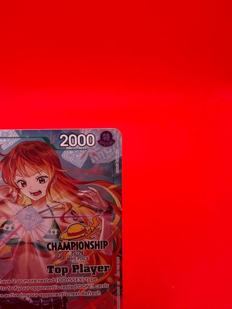 One Piece Card 2025 Nami Championship 25-26 Top Player Promo OP10-033 English4