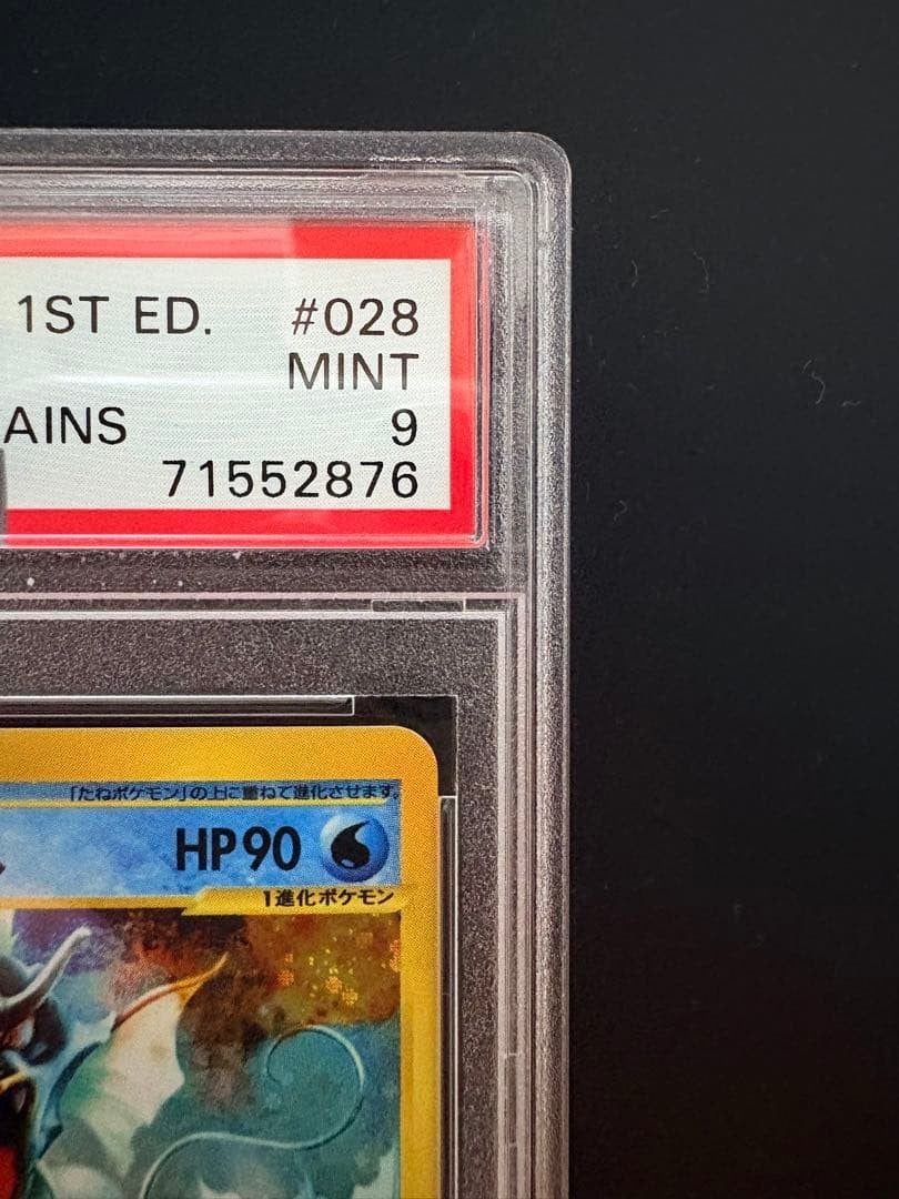 PSA9 Pokemon Japanese Mysterious Mountains Gyarados #028 1st Ed Skyridge 20023