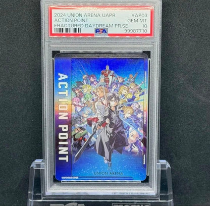 PSA 10 Union Arena Asuna Kirito Sign Promo SAO TCG Japanese Card Sequential Set4