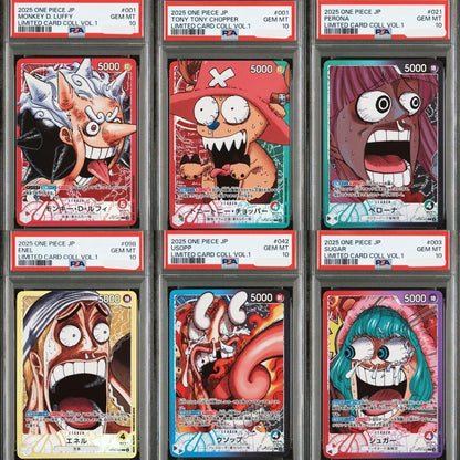 PSA 10 ONE PIECE CARD GAME BASE SHOP CARD COLLECTION VOL.1 COMPLETE SET Japanese0