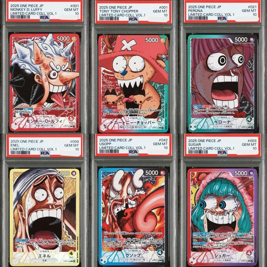 PSA 10 ONE PIECE CARD GAME BASE SHOP CARD COLLECTION VOL.1 COMPLETE SET Japanese0