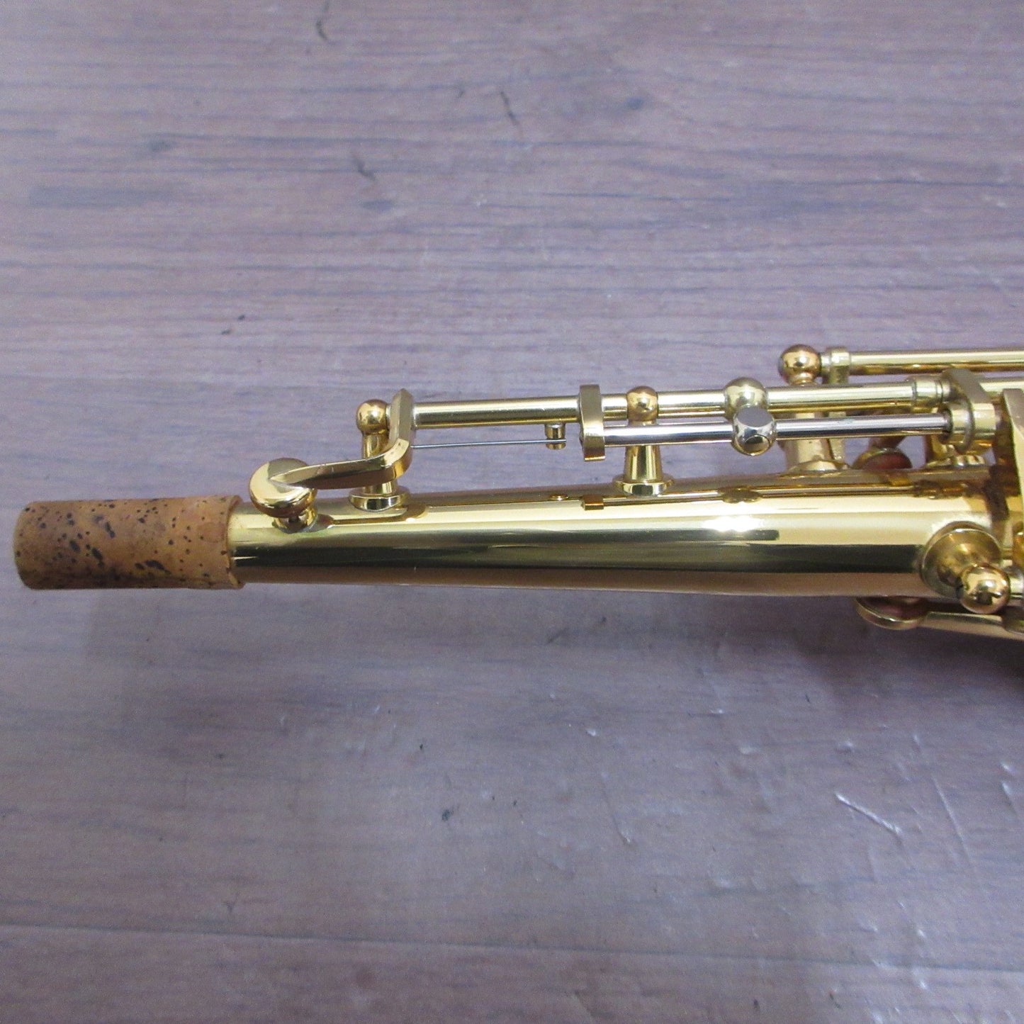 YAMAHA YSS-475 Soprano Saxophone with Soft Case #023082 Excellent USED2