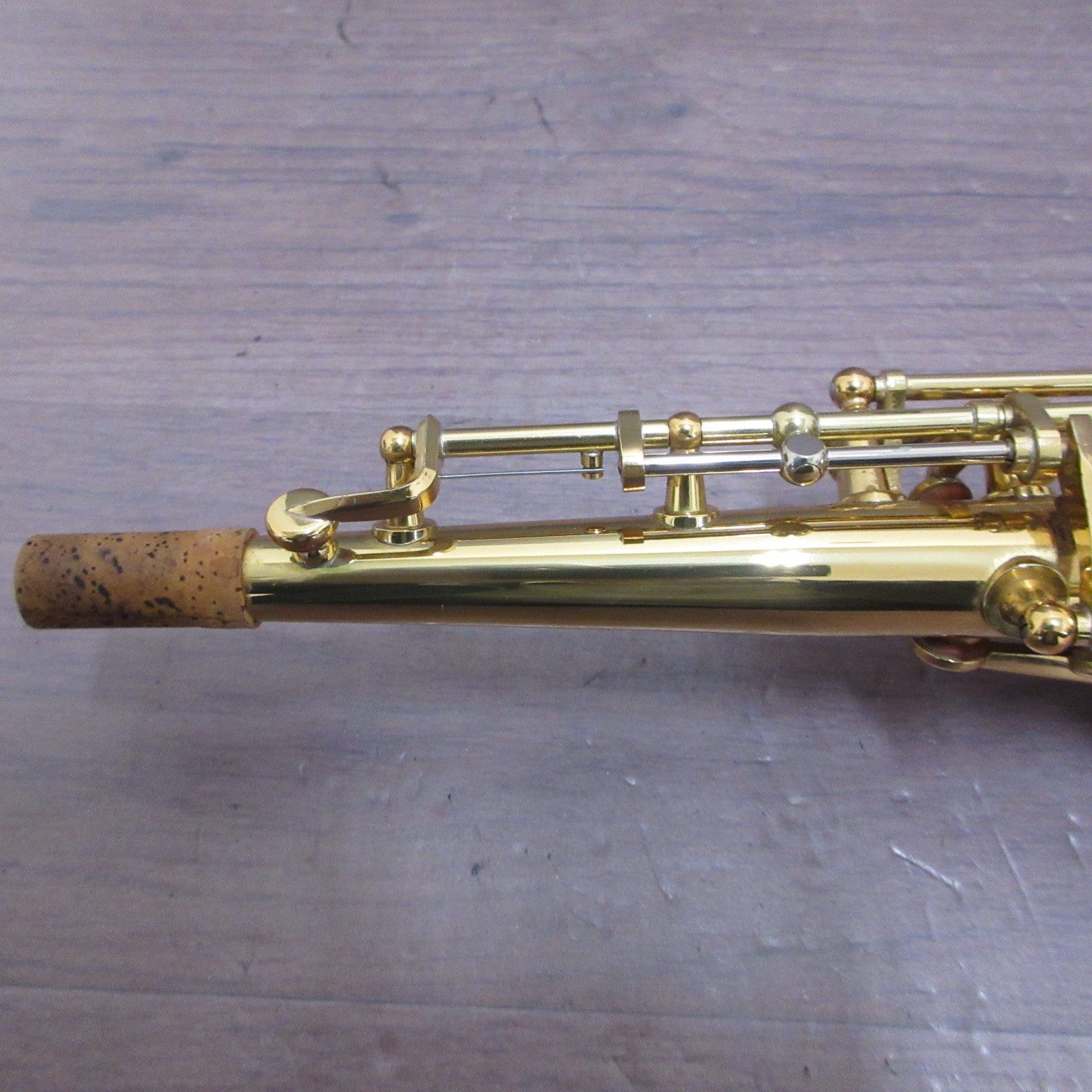 YAMAHA YSS-475 Soprano Saxophone with Soft Case #023082 Excellent USED2