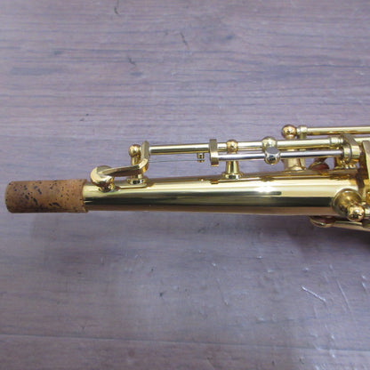 YAMAHA YSS-475 Soprano Saxophone with Soft Case #023082 Excellent USED2