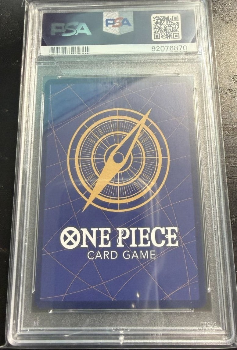 PSA 10 Luffy Oda Eiichiro Signed ST01-012 SR Parallel One Piece 1st Anniversary2