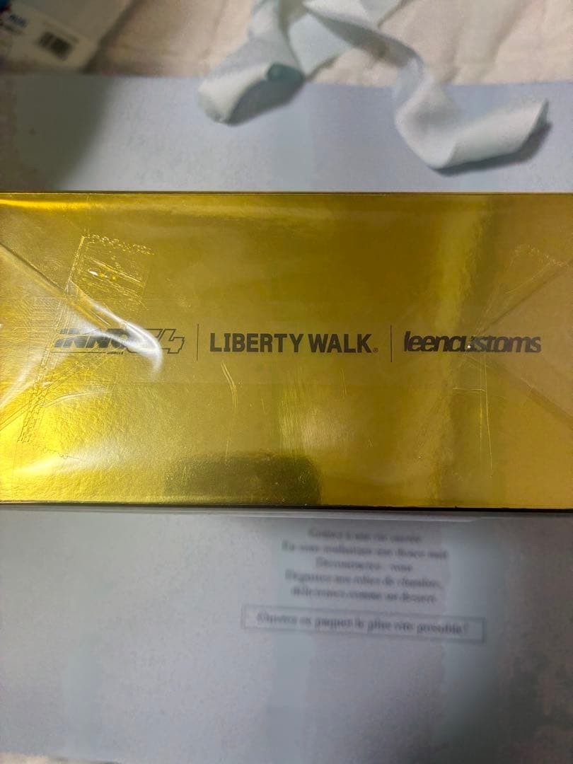 Liberty Walk Kyoto Limited Leen Customs RX7 Gold Special INNO64 Box with Pin5