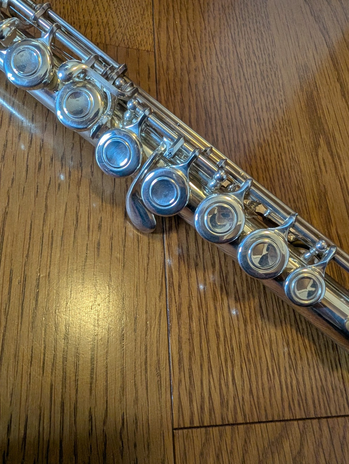 YAMAHA YFL 211-S CONCERT FLUTE Silver Plating with Hard Case USED4