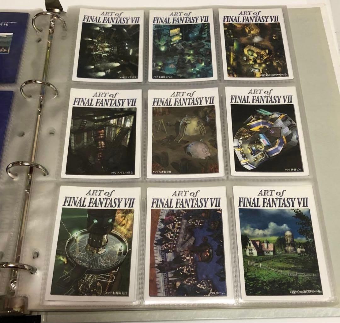 Final Fantasy VII Trading Card Complete 139 Set Carddass Masters Bandai 199710