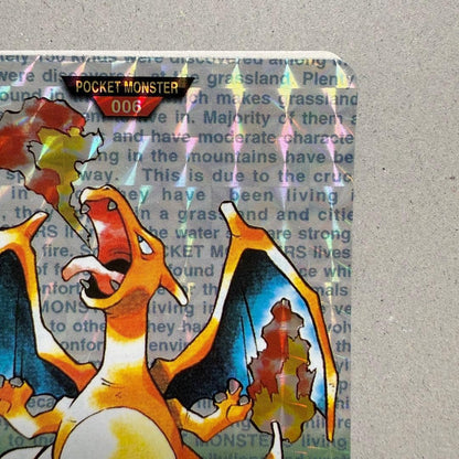 Charizard No.006 Holo Carddass Monsters Collection 1996 Pokemon Card Japanese7