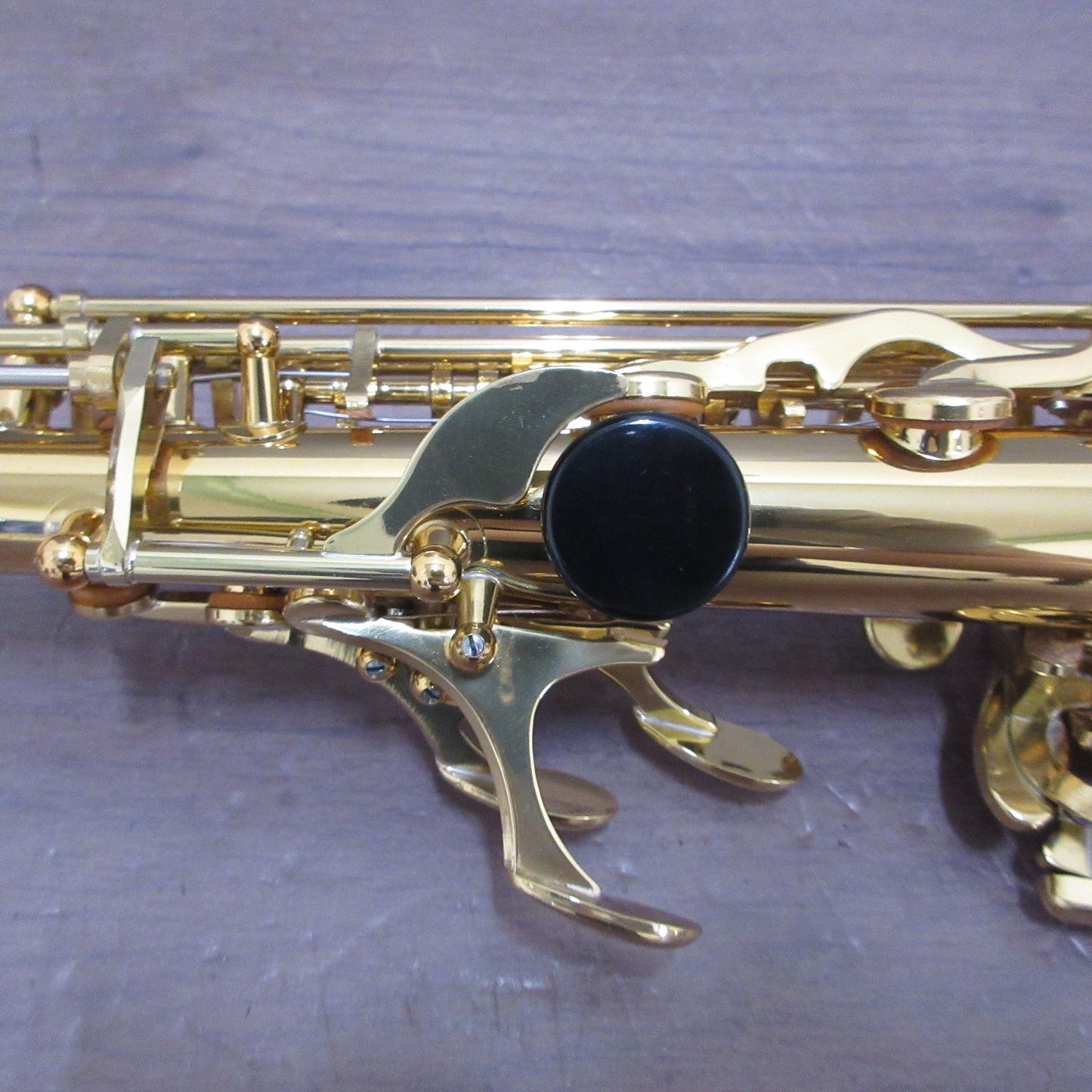 YAMAHA YSS-475 Soprano Saxophone with Hard Case #001748 Excellent USED2