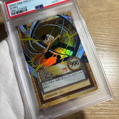 PSA 10 Zoro Vicious Sword Holo C114 2000 One Piece Hyper Battle Bandai Card5