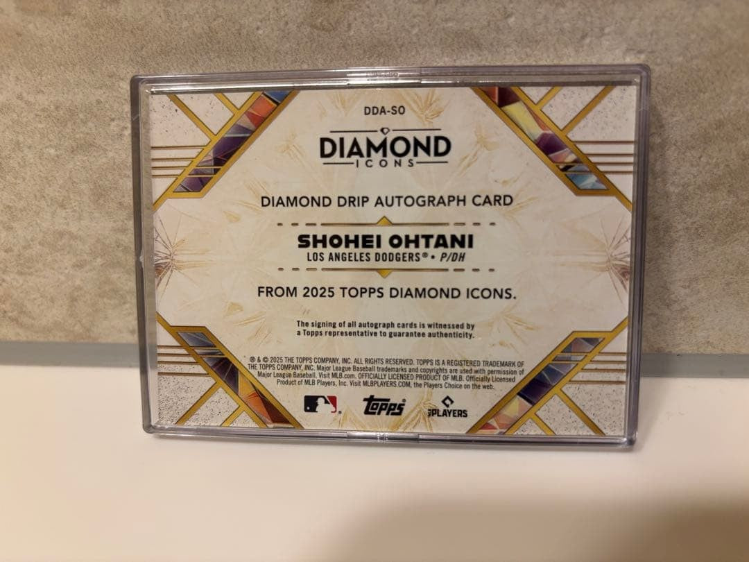 2025 Topps Diamond Icons Diamond Drip Auto Blue /15 Shohei Ohtani DDA-SO NM2