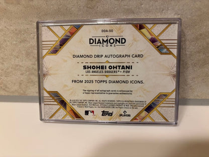 2025 Topps Diamond Icons Diamond Drip Auto Blue /15 Shohei Ohtani DDA-SO NM2