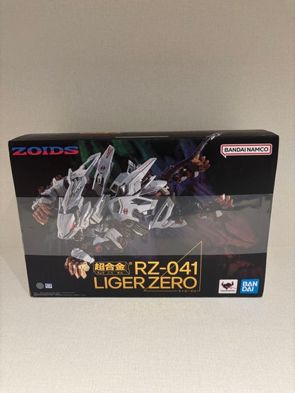 BANDAI Chogokin ZOIDS New Century/Zero RZ041 Liger Zero 8.7inch Open Box0
