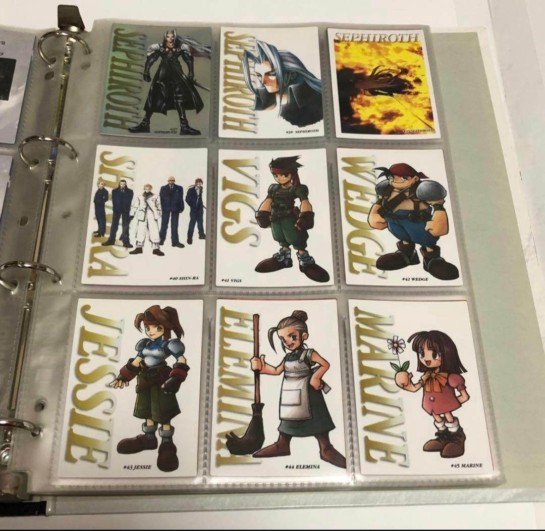 Final Fantasy VII Trading Card Complete 139 Set Carddass Masters Bandai 19974