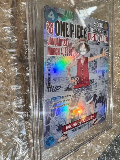 Luffy P055 ONE PIECE Card College Basketball US Voyage Promo English Sealed4