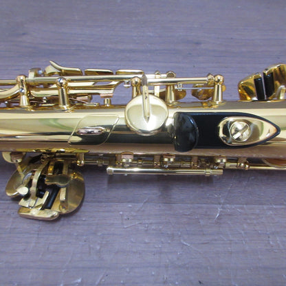 YAMAHA YSS-475 Soprano Saxophone with Hard Case #001748 Excellent USED5