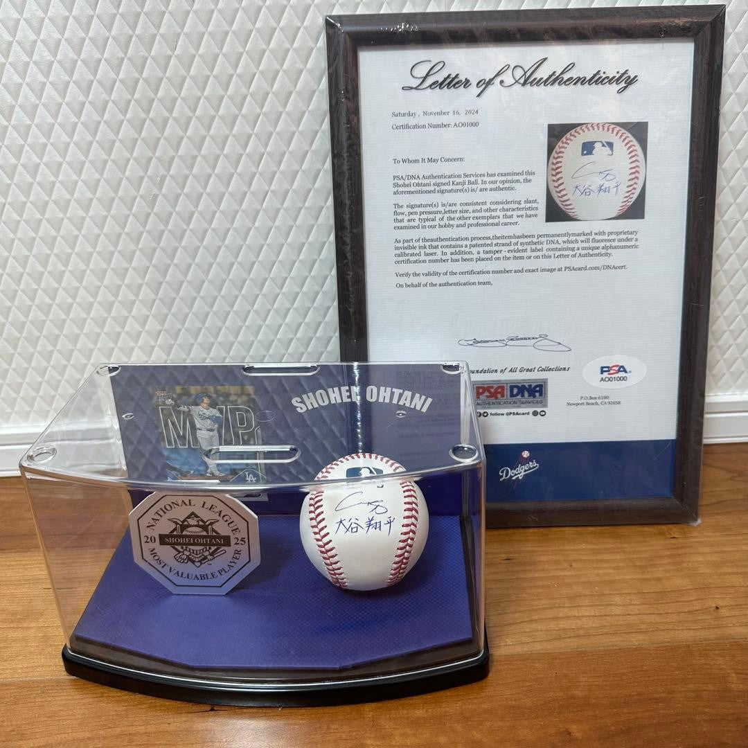 Shohei Ohtani Autographed Official MLB Rawlings Baseball PSA DNA COA #AO010002