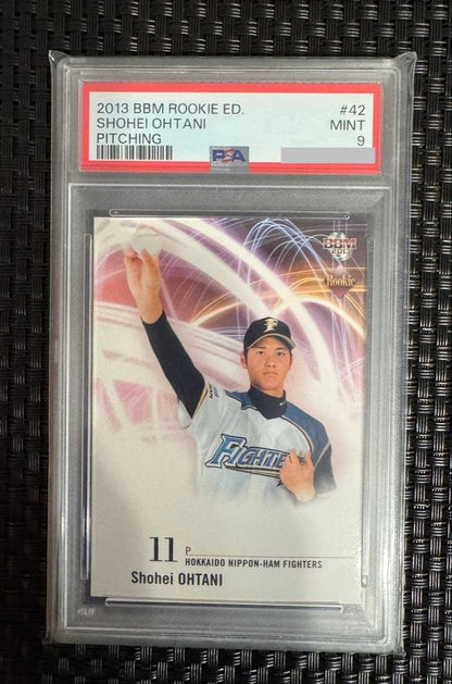 PSA 9 Shohei Ohtani 2013 BBM Rookie Edition RC Pitching Japanese Baseball Card4