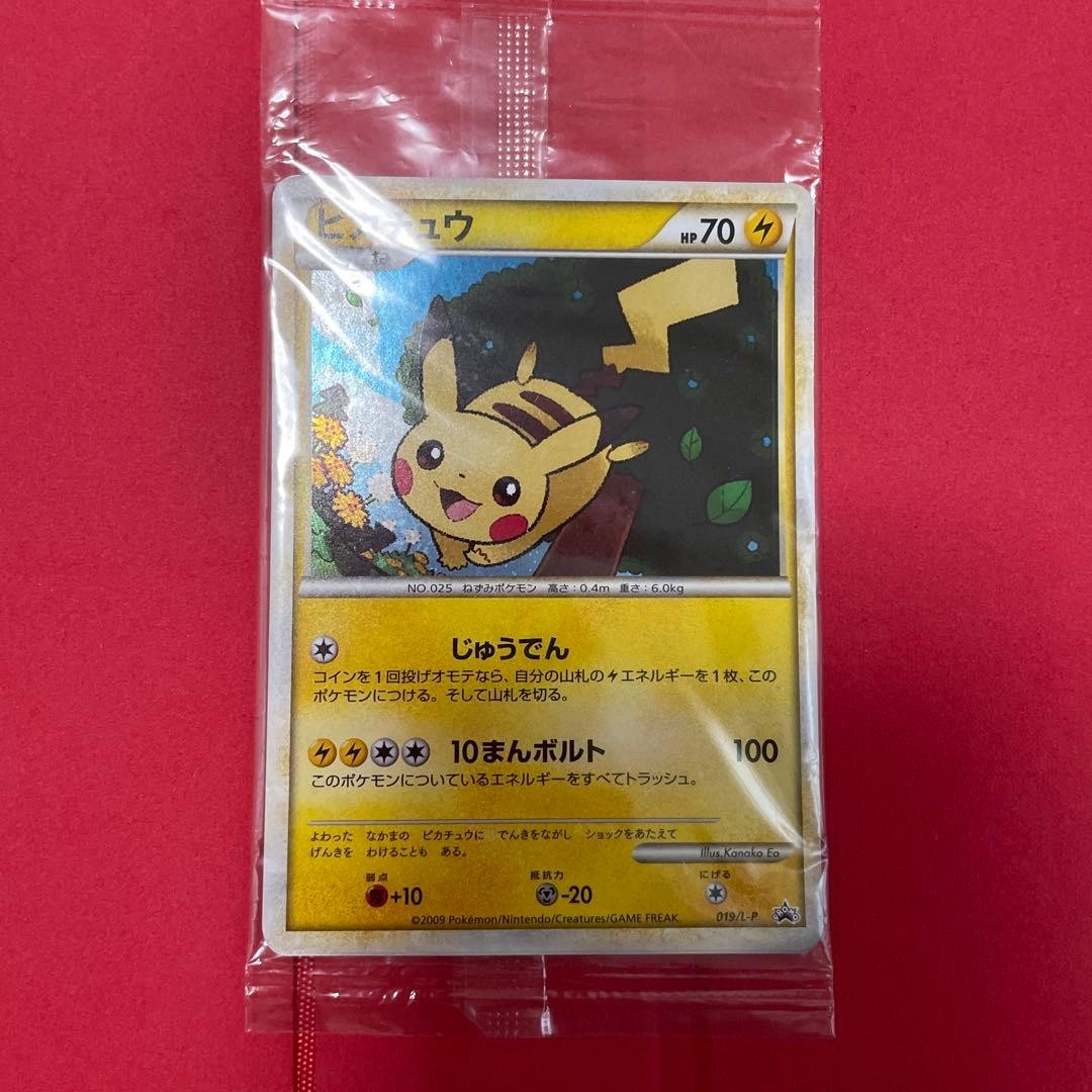 Pokemon 2009 Pikachu Holo 019/L-P Gold Rank Energy 014 Promo Set Japanese Sealed1