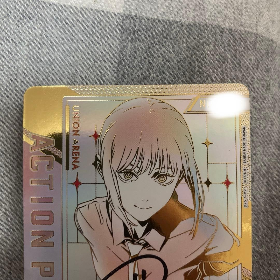Union Arena Chainsaw Man Makima AP02 Parallel Serial  Hand Signed Japan NM2