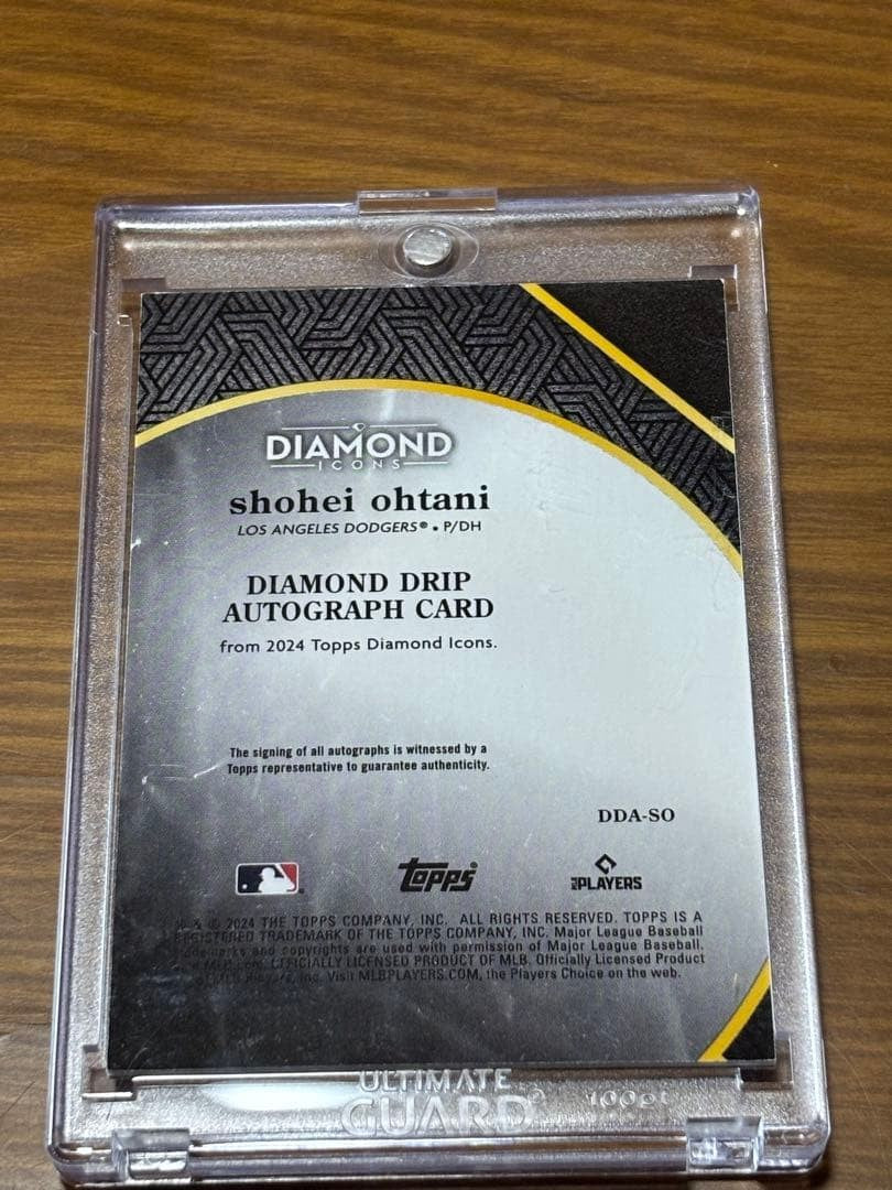 2024 Topps Diamond Icons Shohei Ohtani Auto Diamond Drip Autograph MLB Card2