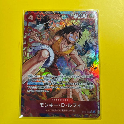 Monkey D Luffy SR-P OP16-015 The Time Of Battle ONE PIECE Card Japanese 20263