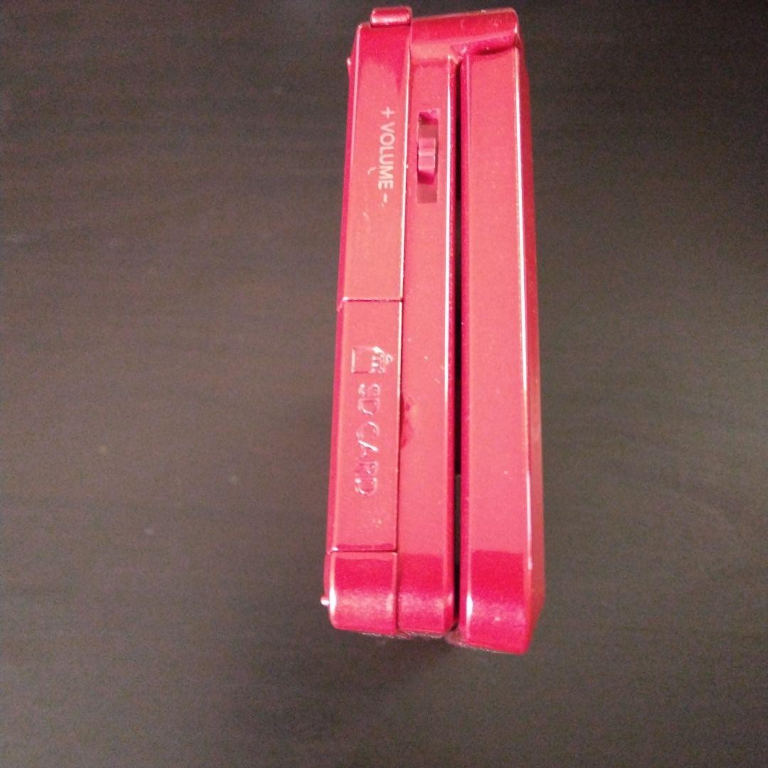 Nintendo 3DS Metallic Red Game Console Stylus Excellent with Charger BOX USED3