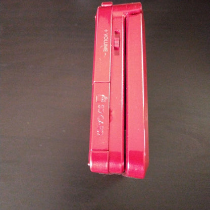Nintendo 3DS Metallic Red Game Console Stylus Excellent with Charger BOX USED3