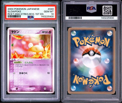 PSA 10 Slowpoke 040/084 Team Rocket Returns Holo Japanese Pokemon Card 20043