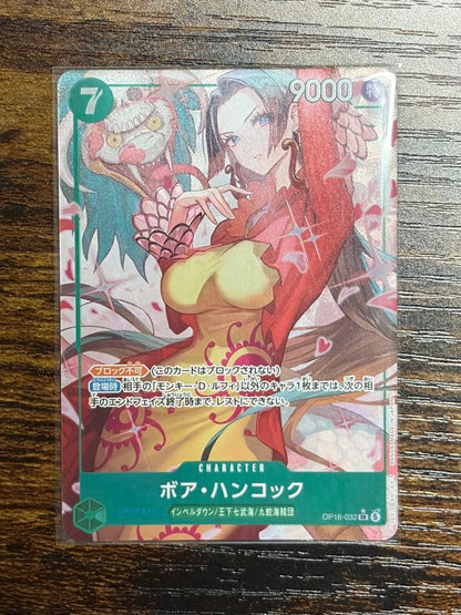 Boa Hancock SR-P OP16-032 The Time Of Battle ONE PIECE Card Japanese 20261