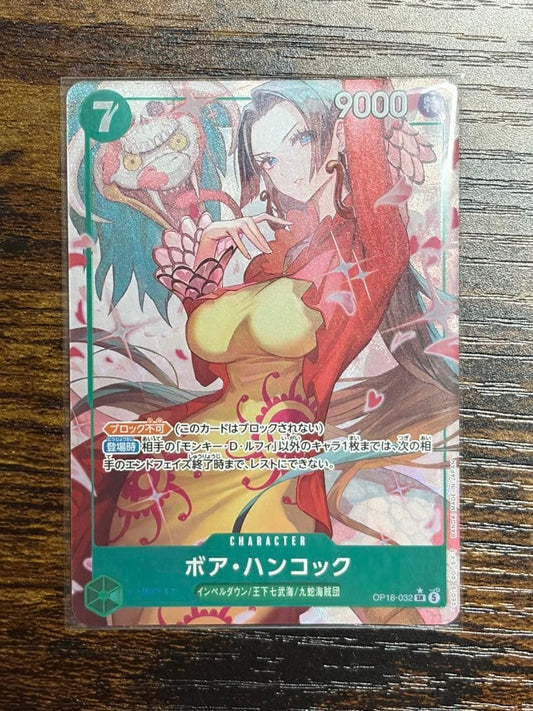 Boa Hancock SR-P OP16-032 The Time Of Battle ONE PIECE Card Japanese 20261