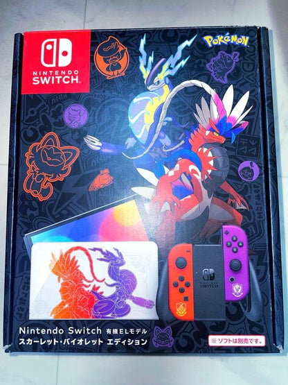 Nintendo Switch OLED Pokemon Scarlet & Violet Edition Console NEW1