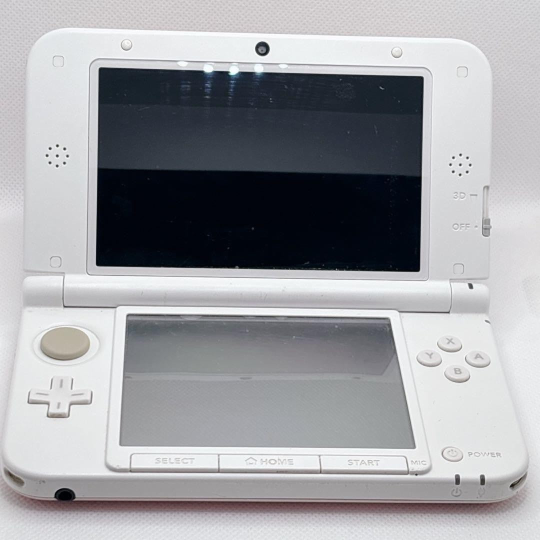 Nintendo 3DS XL LL Pink White SPR001 Console Japanese USED8