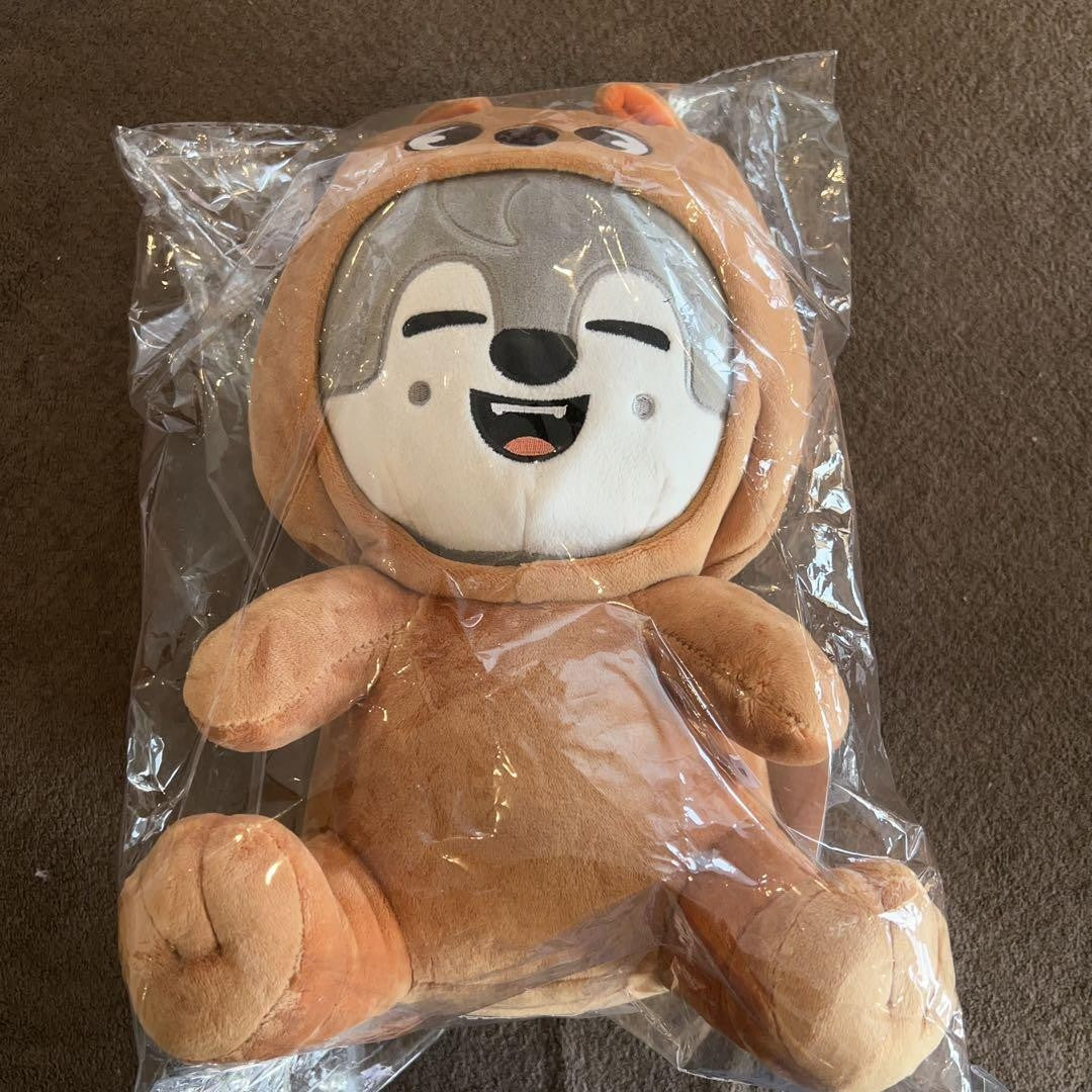 Stray Kids Fan Connecting 2024 SKZOO Toy World Hugging Plush Bang Chan Wolf Chan3