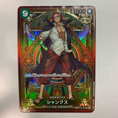 One Piece Card Shanks SP Alt Art ST16004 SR A Fist of Divine Speed NM0
