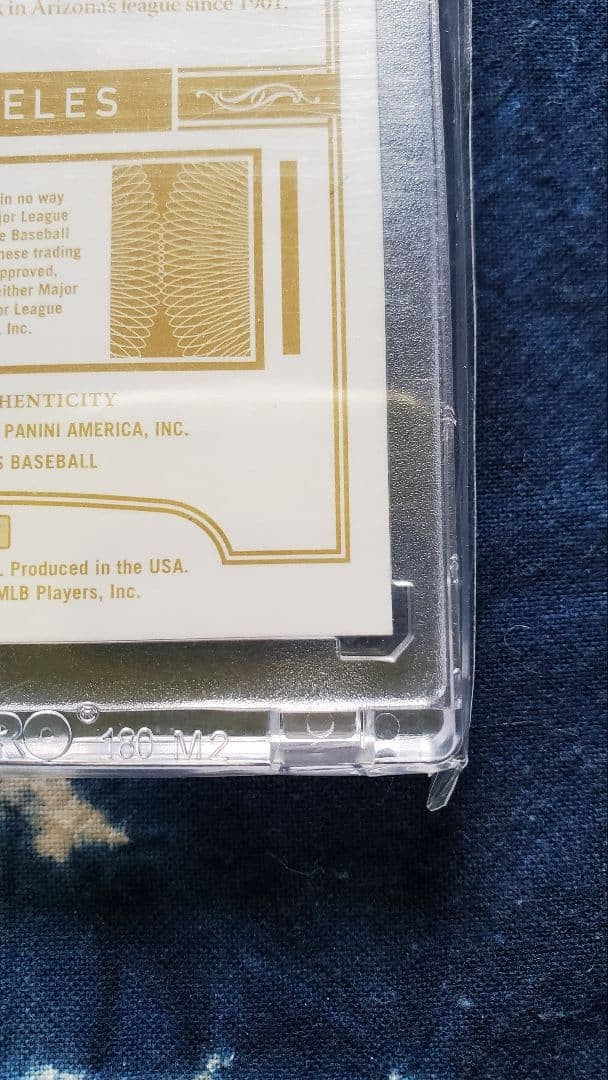 2021 Panini Flawless Shohei Ohtani On-Card Auto Red Parallel /10 Angels Mint10