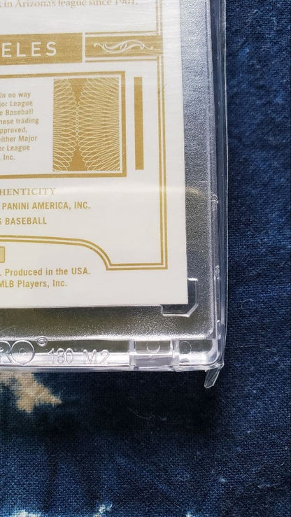 2021 Panini Flawless Shohei Ohtani On-Card Auto Red Parallel /10 Angels Mint10