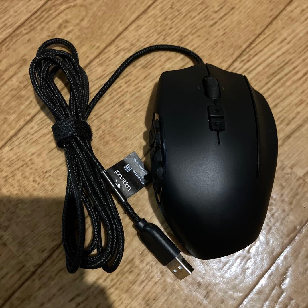 MMO Logitech G600t Gaming Mouse 20 Button 2508200DPI wired FF XIV USED2