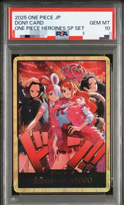 PSA 10 Don Card Gold Heroines Special Set Nami Robin Uta Hancock EB03 ONE PIECE0