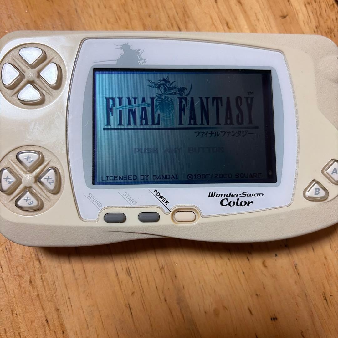 Bandai WonderSwan Color FINAL FANTASY I Limited Pack Console with Box USED2