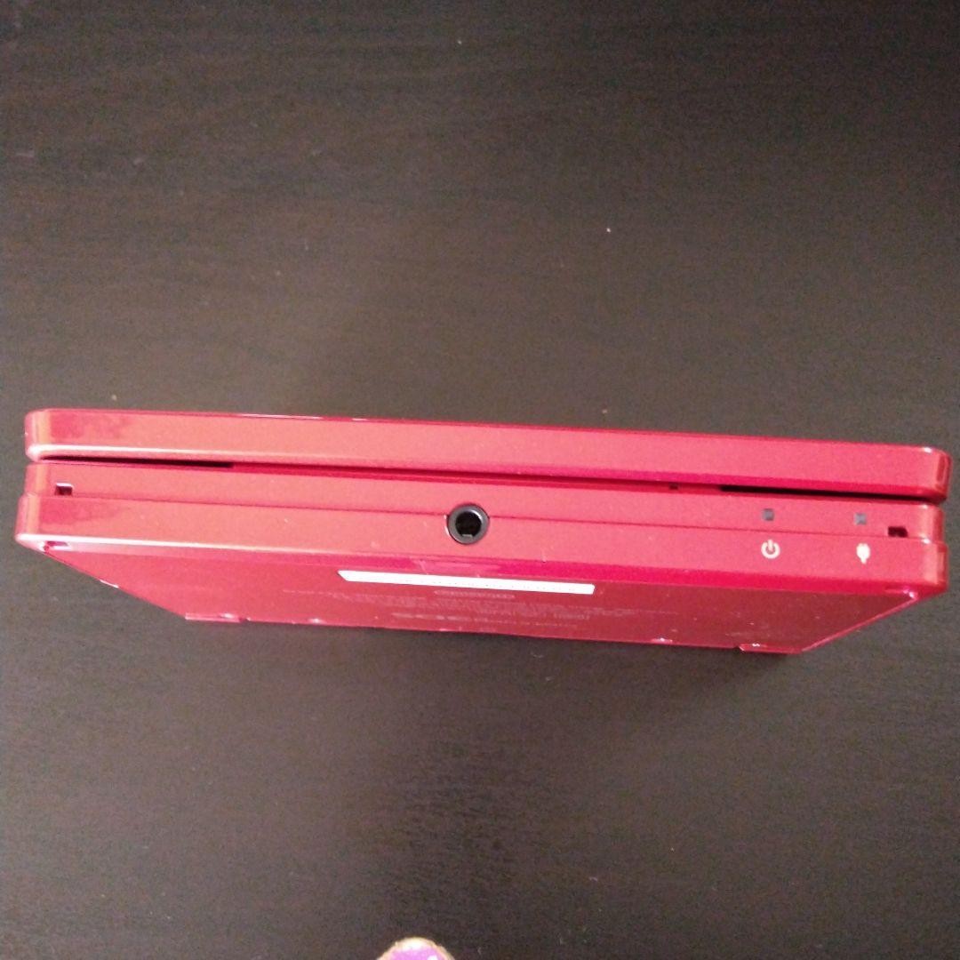 Nintendo 3DS Metallic Red Game Console Stylus Excellent with Charger BOX USED5