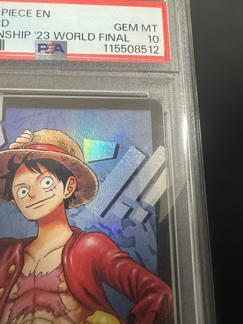 PSA10 One Pice Don Card Luffy World Final Championship 2023 English Version3