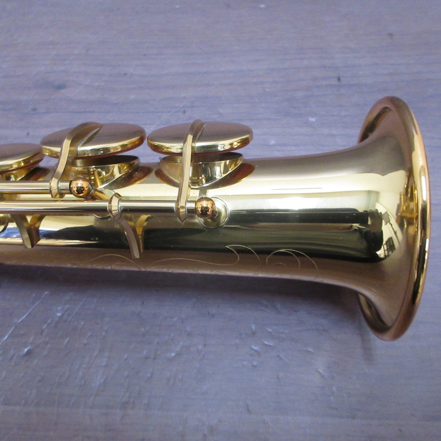 YAMAHA YSS-475 Soprano Saxophone with Soft Case #023082 Excellent USED9